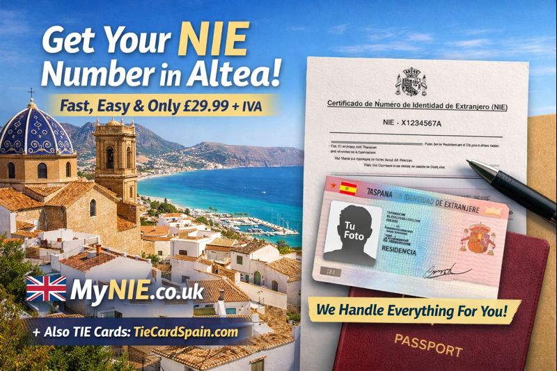 How to get a NIE-Number in Altea guide