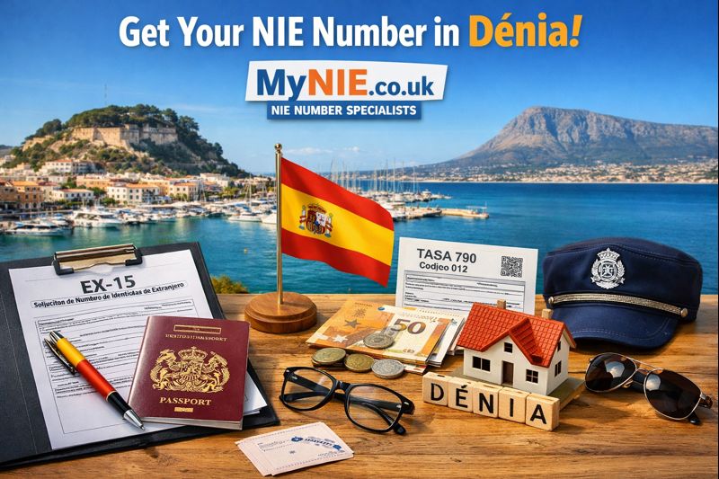 How to get a NIE Number in Denia, Spain