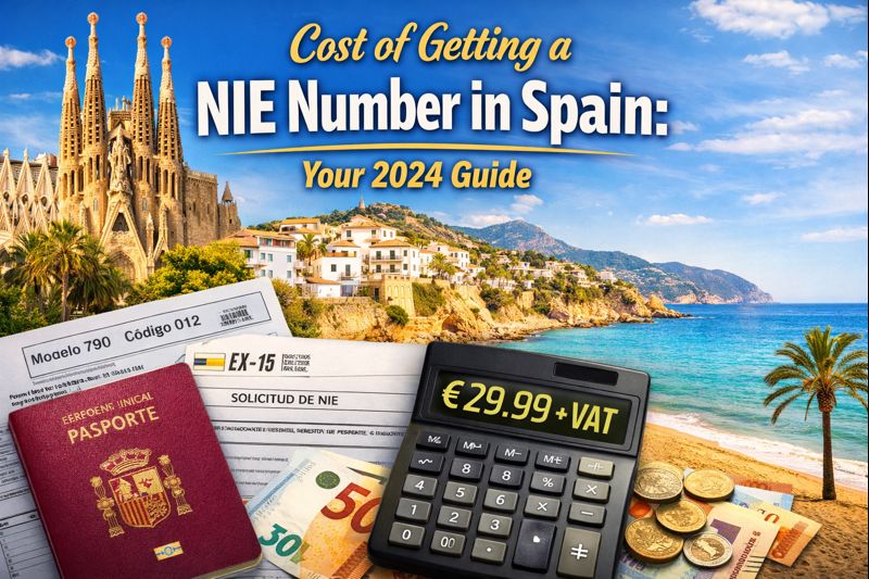 cost of getting a nie-number in spain