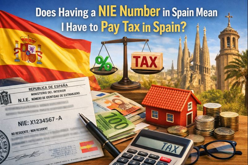 NIE Number and paying tax guide