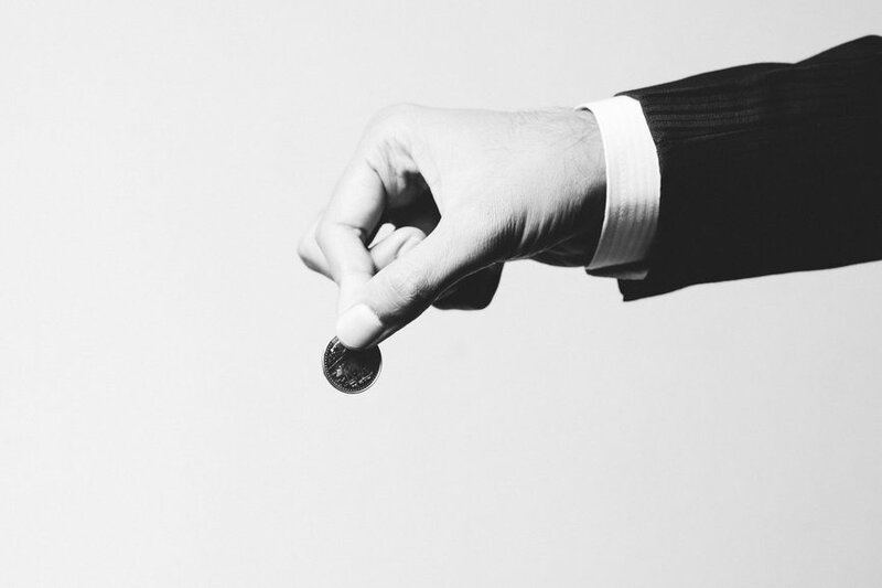 Hand with money