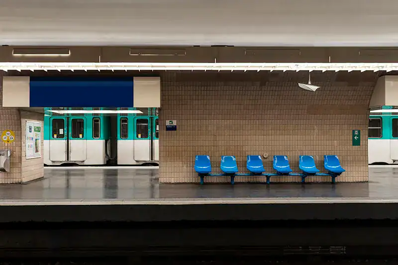 Pavimenti in resina stazione metro