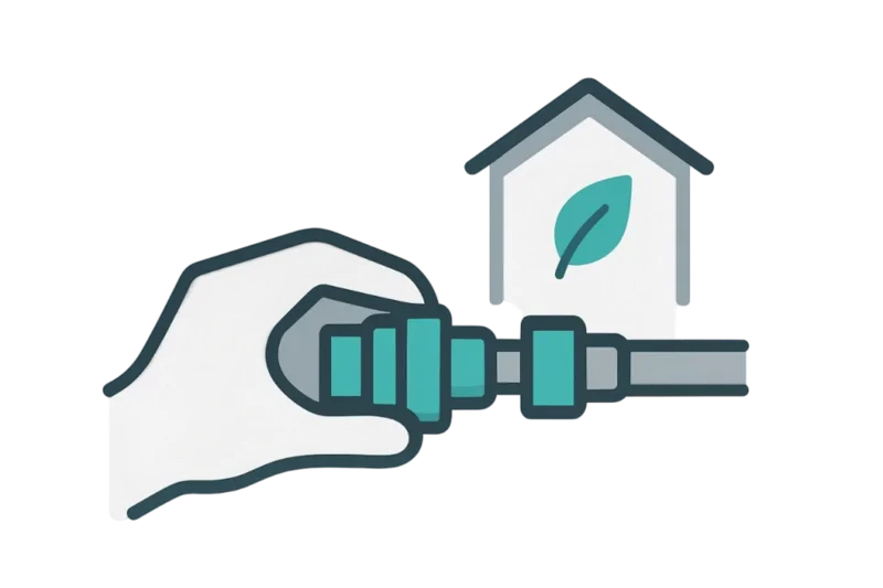 Podłączenie szamba betonowego z szybkozłączką – montaż