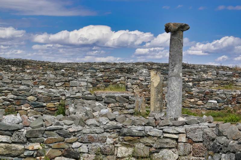 Rumänien archäologische Ausgrabungsstätte Histra,