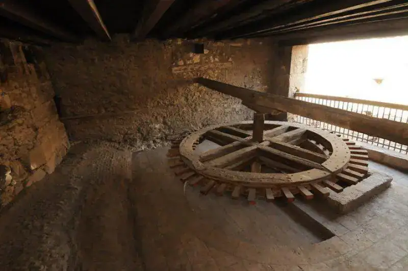 Historic Yusuf’s Well engineering structure inside the Citadel