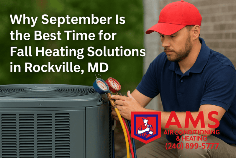 Fall HVAC maintenance in Rockville MD