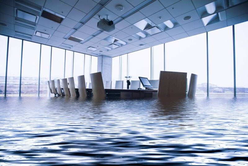 Commercial office space Water Flood in Vancouver, WA