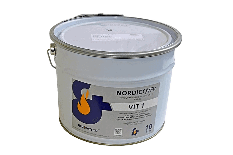 QVFR-Vit-1- flamskyddsfärg