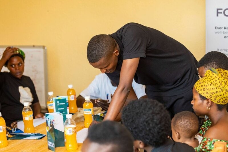 Graduates and participants of Ever Retreat Foundation programs proudly demonstrating skills and projects achieved through training.