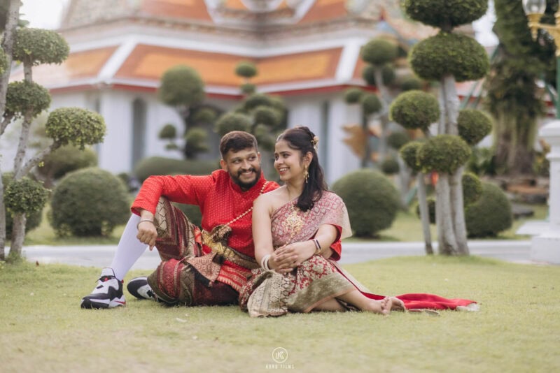 Engagement photoshoot in Thailand