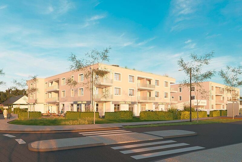 Immobilienprojekt Vitalquartier Elstal in Berlin - Generalunternehmer: Mastiok Bau - Visualisierung