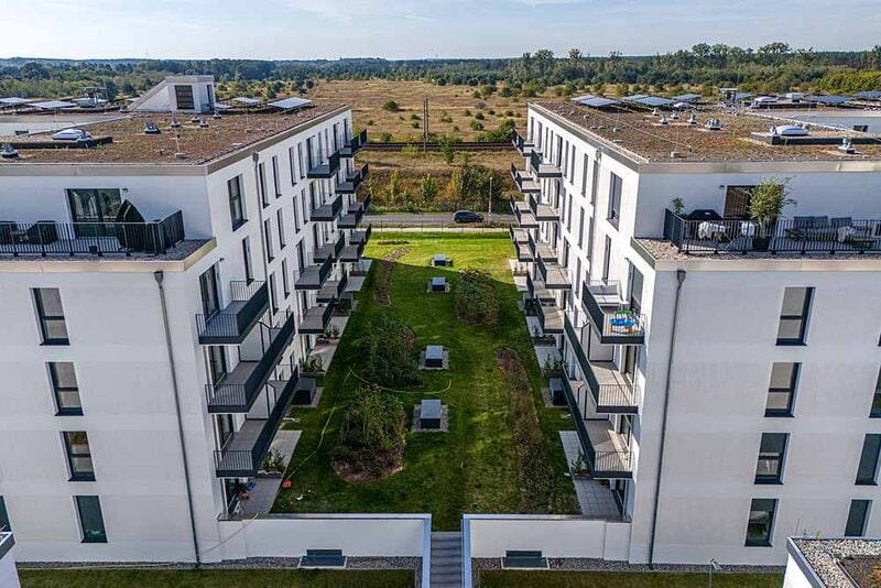 Bauprojekt Nine West Living in Berlin - Generalunternehmer: Mastiok Bau - Hochgarten Tiefgarage