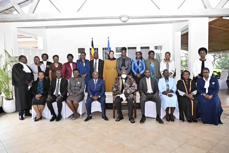 President Museveni Swears In , DDP , New IGG And Deputies dpp7