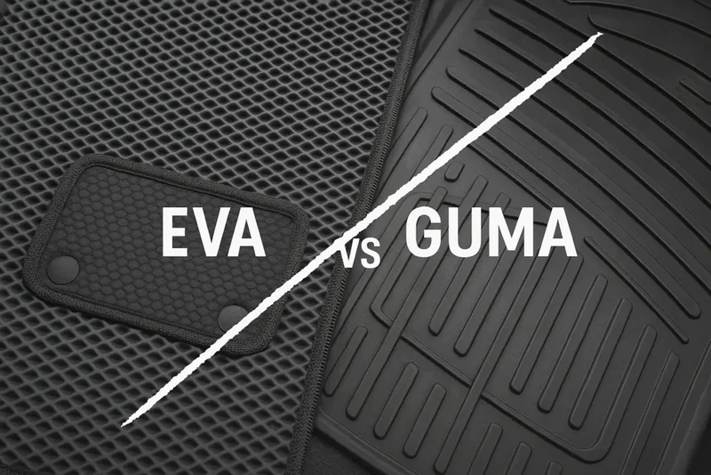 eva dywaniki vs gumowe dywaniki