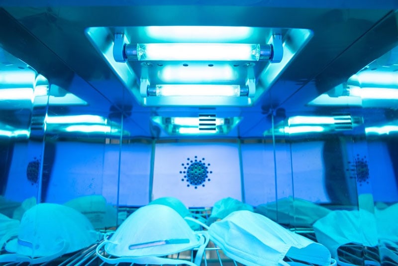 uvc light aginst virus