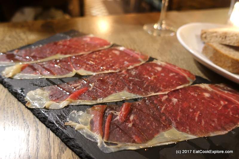 Carpaccio from Entrecote using beef matured for 180 days Carpaccio from Entrecote using beef matured for 180 days