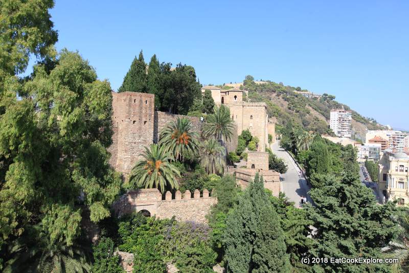 Malaga Alcazba Citadel and Castillo de Gibralfaro