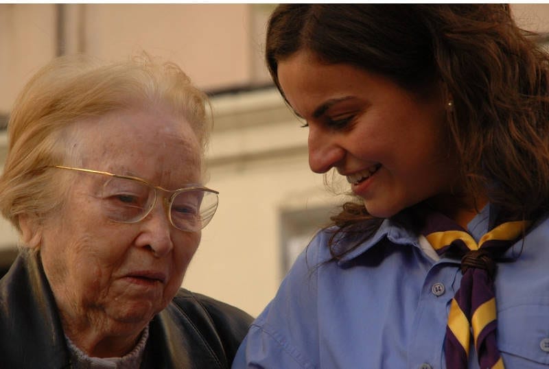 Servicio de cuidado de ancianos y personas enfermas