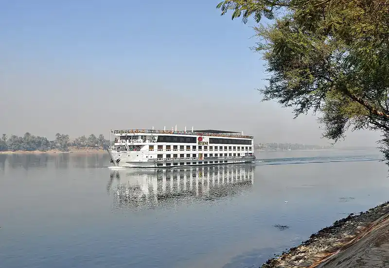Nile Cruise Egypt 2026 ship sailing near Luxor