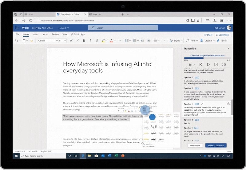 How-Does-Transcribe-in-Word-Feature-Works