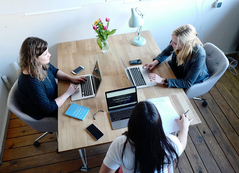 group of business women