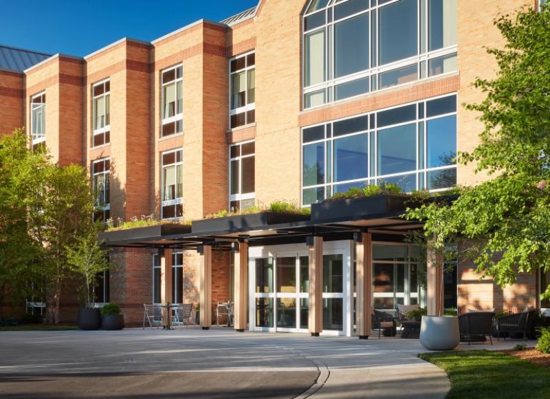 patricia urquiola Meet The New Luxury Hotel In Michigan Designed By Patricia Urquiola haworth hotel entrance