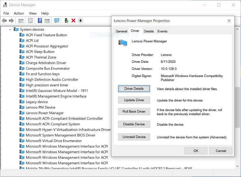 Roll-Back-Lenovo-Power-Manager-Driver