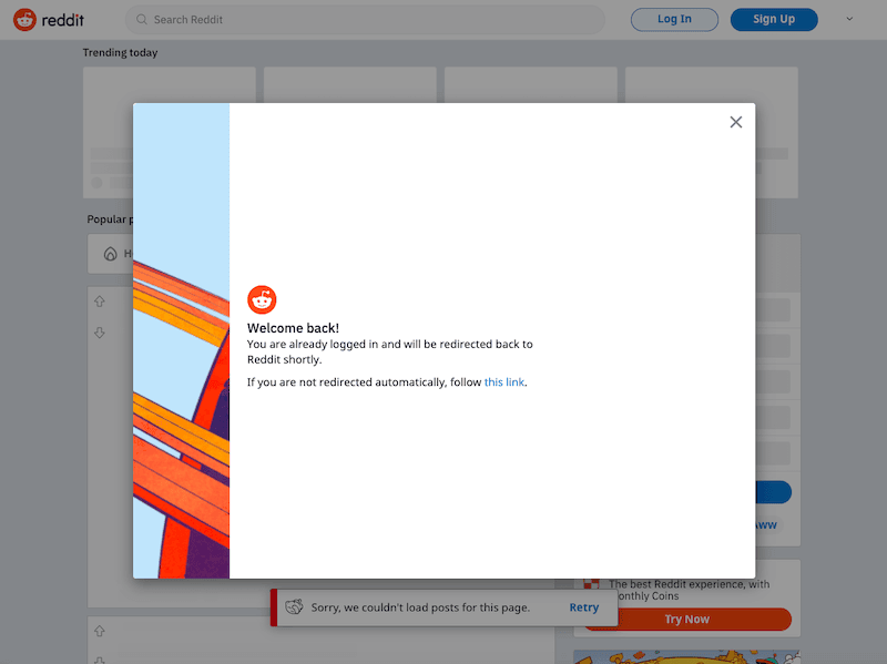 Reddit-Login-Loop-Error