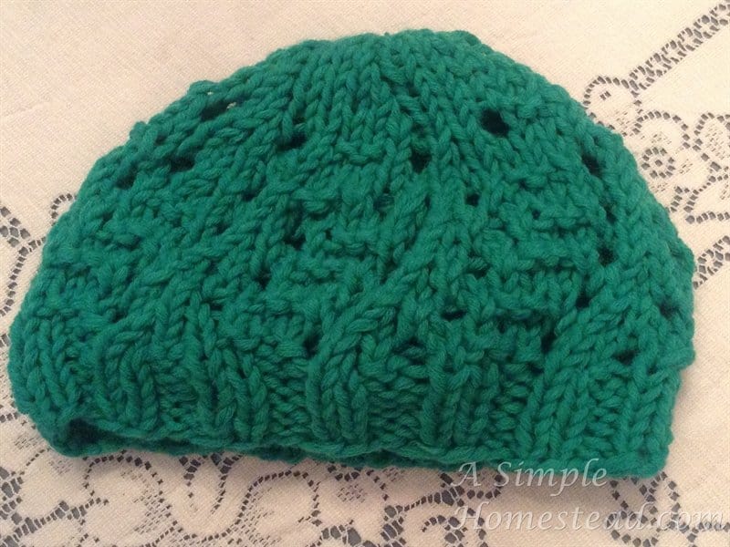 Mt Finley hat - flat view