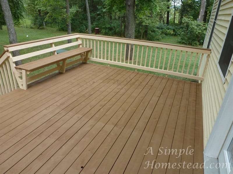 deck - finished, top view