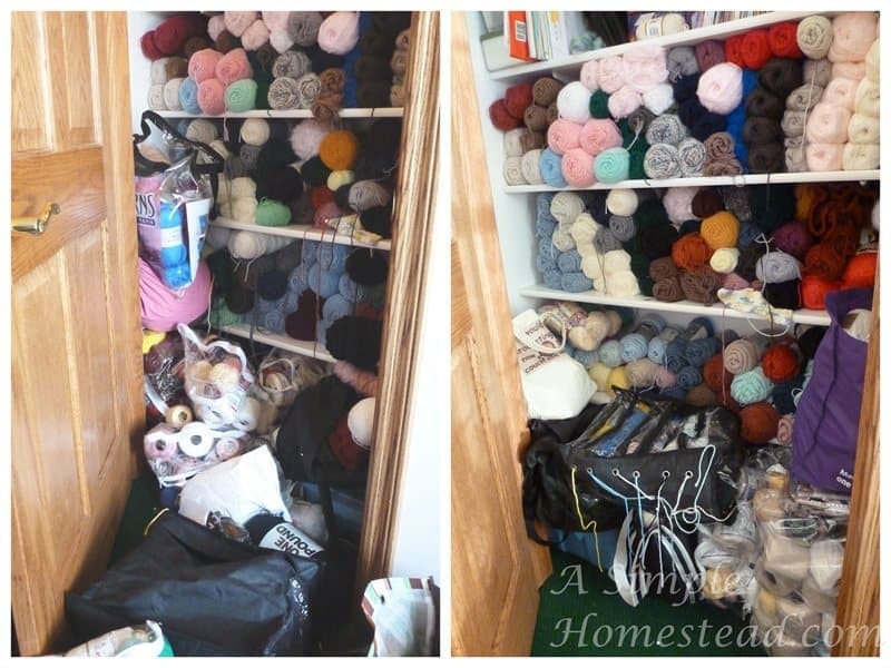 stash update yarn closet