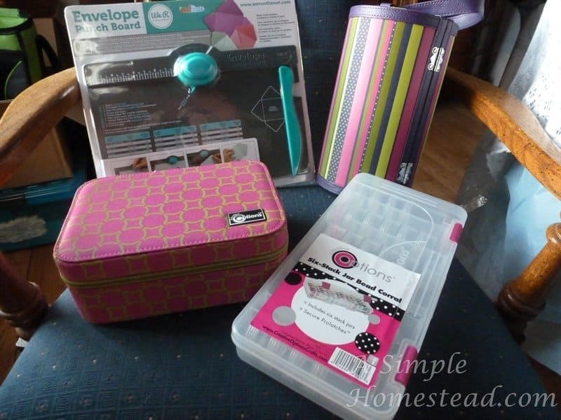 Envelope Punch board and other prizes