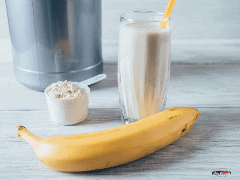 Vivid Protein Banana Shake Recipe Abstract in 4K