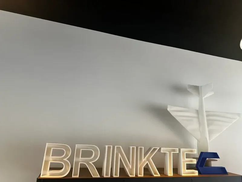 3D gedrucktes Firmenlogo