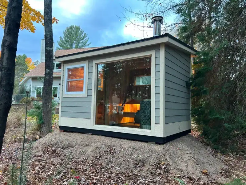 Eagle River’s 8×12 Custom Sauna