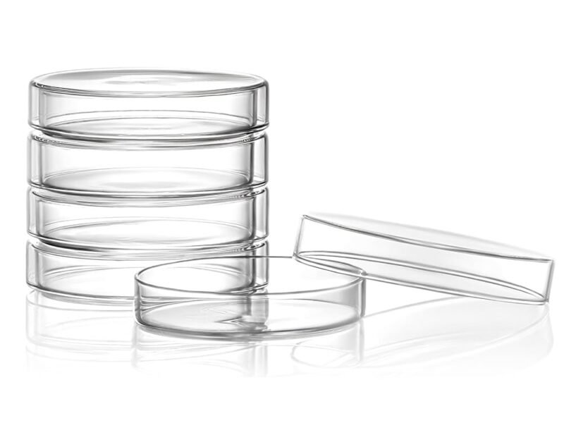 Borosilicate Glass Petri Dish 90mm – Sterile, Reusable, Lab-Grade