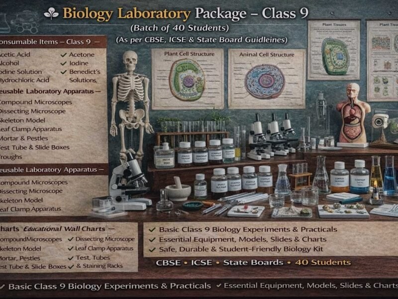 Biology Laboratory Package for Class 9