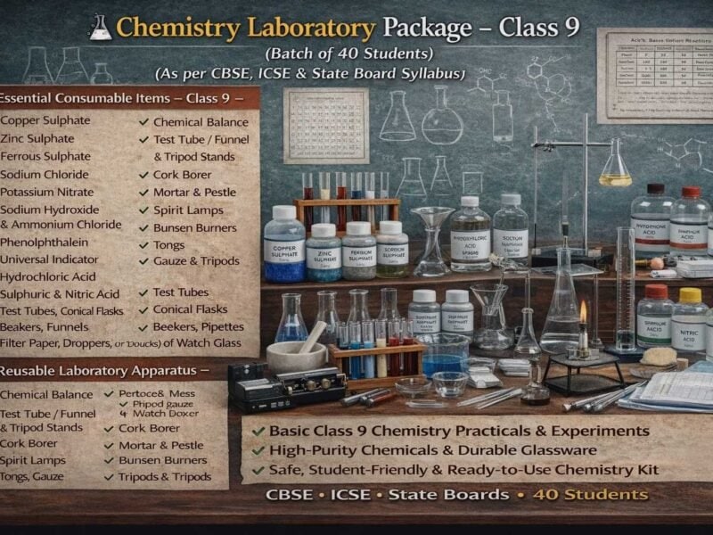 Chemistry Laboratory Package for Class 9