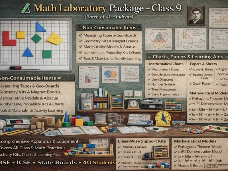 Math Laboratory Package for Class 9