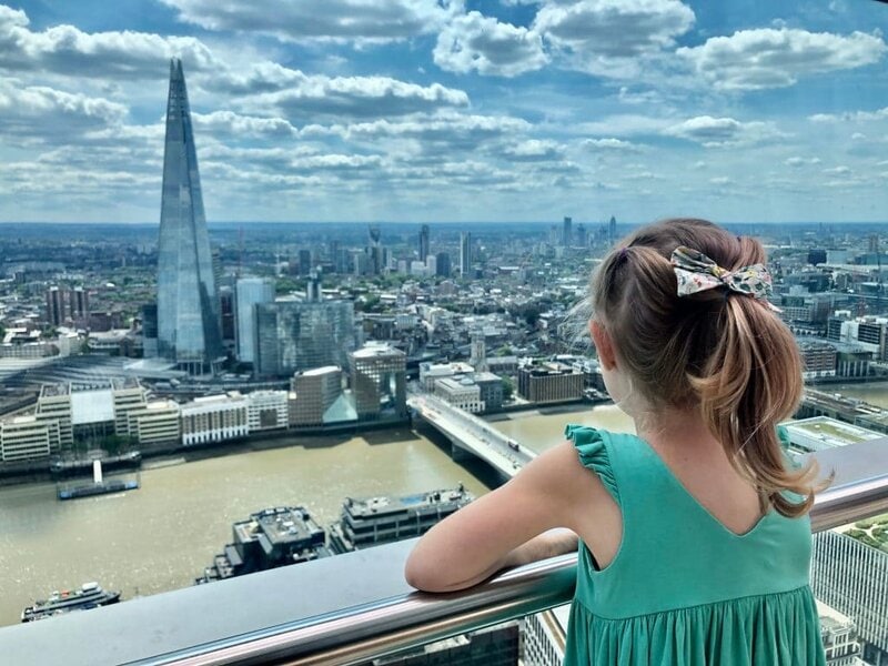 Sky Garden view in London. Photo by @the.brames.abroad