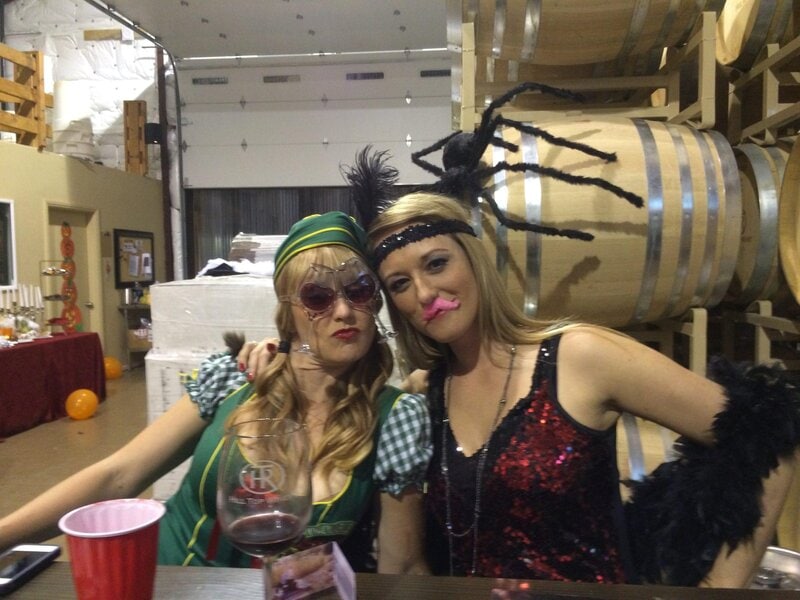 Wedding celebration at the winery