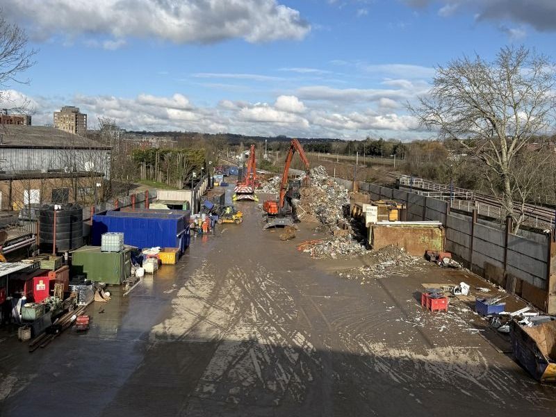 metal recycling yard in Colindale