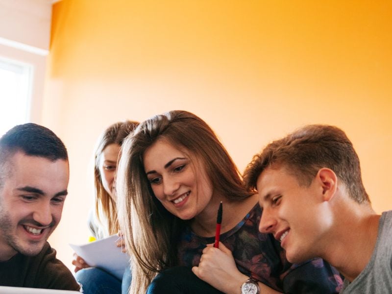 étudiants du BTS MCO