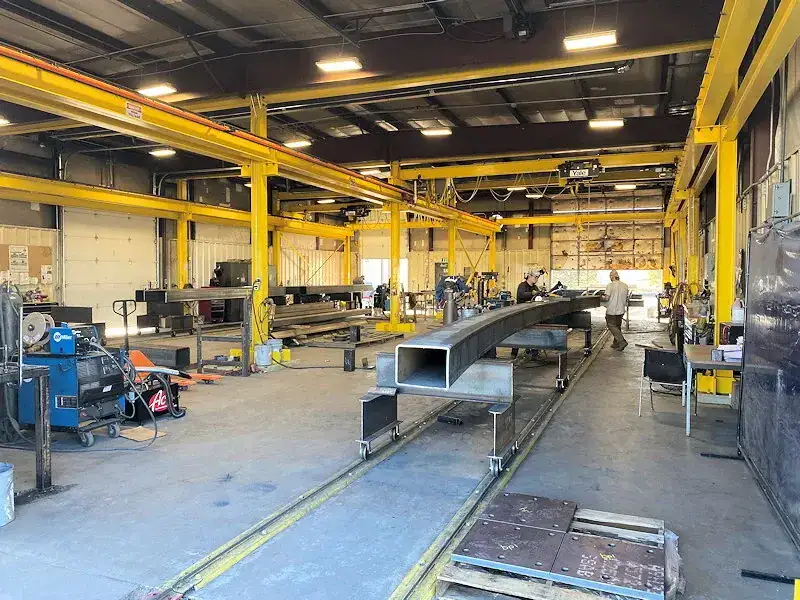 Certified ASME structural steel fabrication facility in Houston, TX for commercial and industrial projects.