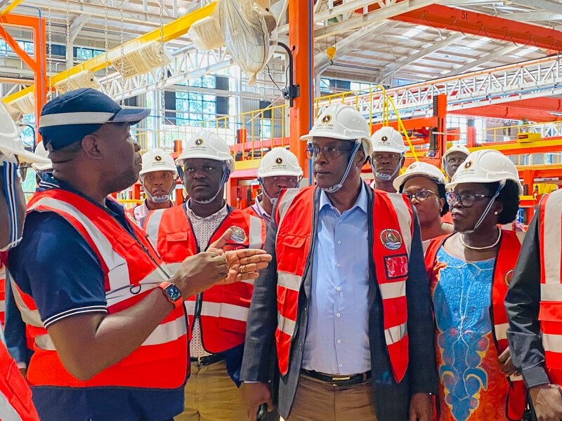 MPs On The STI Committee Of Parliament Visit Kiira Vehicle Plant ,Express Satisfaction About The Progress of Construction Work And Equipping Of The Facility musa