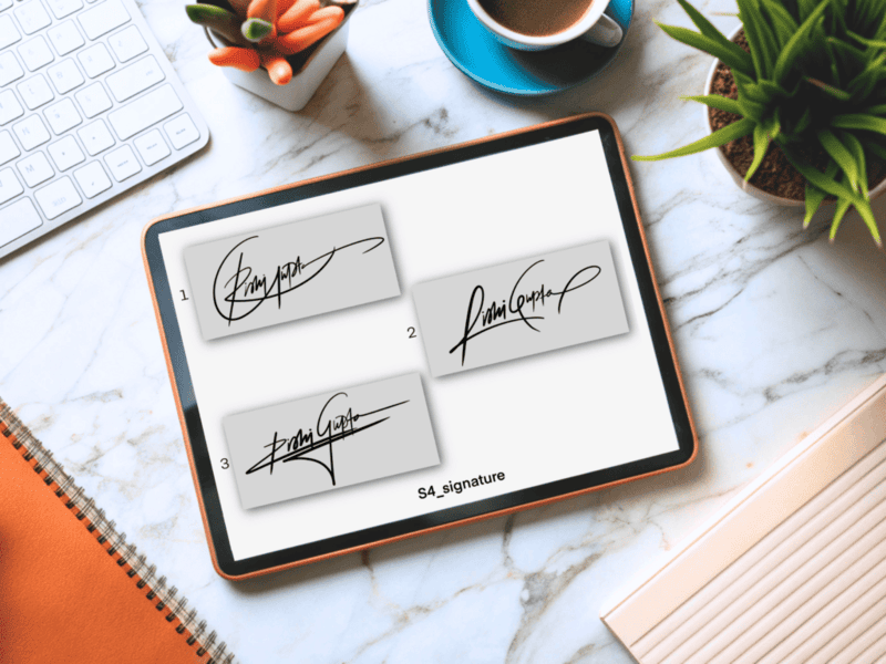 How to create your signature