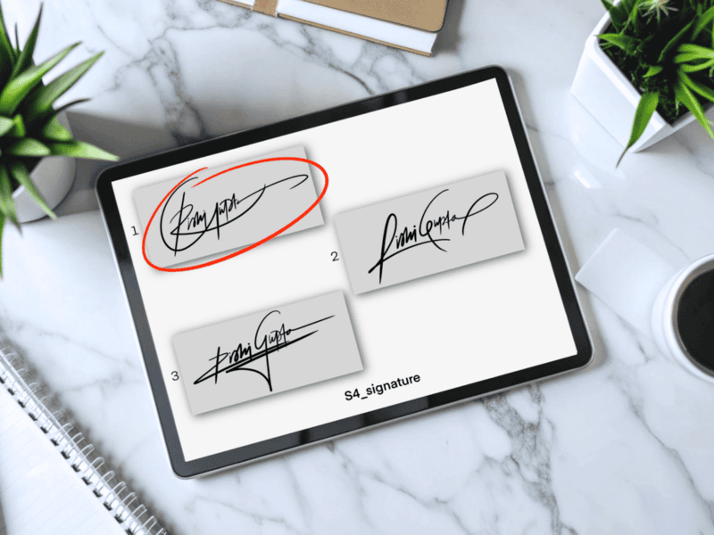 How to create your signature