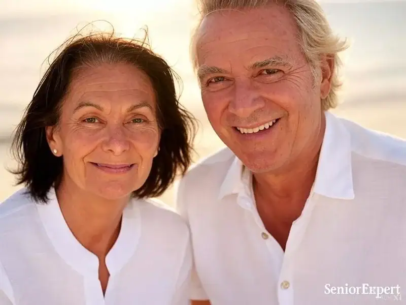 Pareja senior contemplando acciones de mejora en la vivienda para obtener liquidez con su segunda residencia