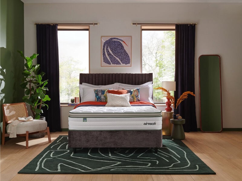 Silentnight Eco Comfort Airmesh Air Support 2000 Pillowtop Mattress l