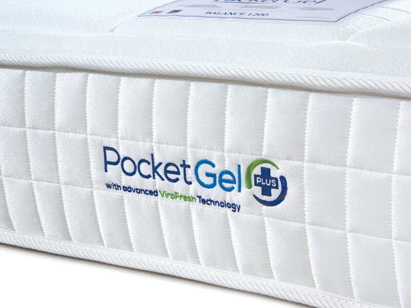 Sleepeezee PocketGel Balance Plus 1200 Divan Set - Image 3